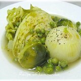 旨みがギュ！春野菜の新玉ねぎとキャベツのスープ煮☆